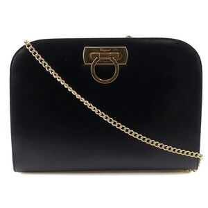 SALVATORE FERRAGAMO Black Shoulder Bag